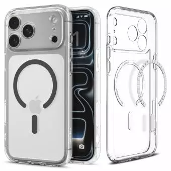 Etui Spigen Ultra Hybrid Mag Magsafe do Iphone 17 Pro Max Clear/graphite