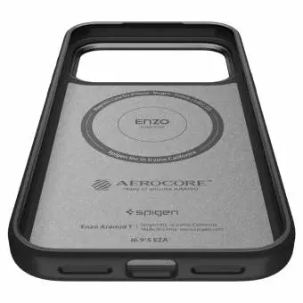 Etui Spigen Enzo Aramid ”t” Mag Magsafe do Iphone 17 Pro Max Black