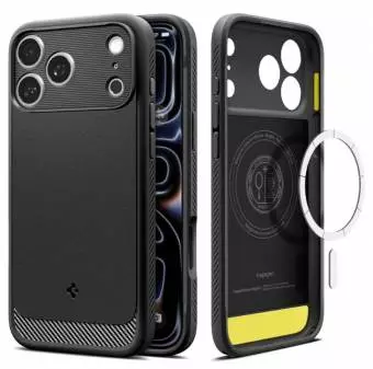 Etui Spigen Rugged Armor Mag Magsafe do Iphone 17 Pro Max Matte Black