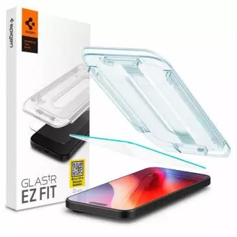Szkło Hartowane Spigen Glas.tr ”ez Fit” do Iphone 15 / 16 Clear