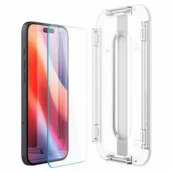 Szkło Hartowane Spigen Glas.tr ”ez Fit” do Iphone 15 / 16 Clear
