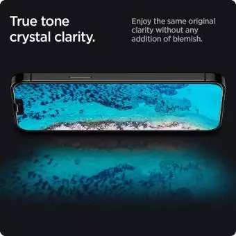 Szkło Hartowane Spigen Glas.tr Slim do Iphone 13 / 13 Pro / 14 / 16e Privacy
