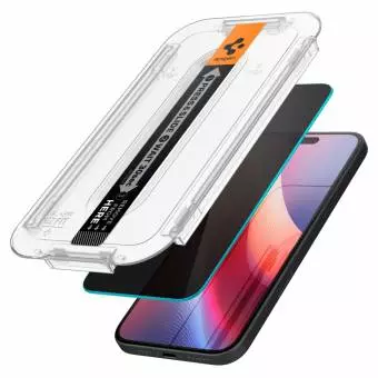 Szkło Hartowane Spigen Glas.tr ”ez Fit” 2-pack do Iphone 15 / 16 Privacy
