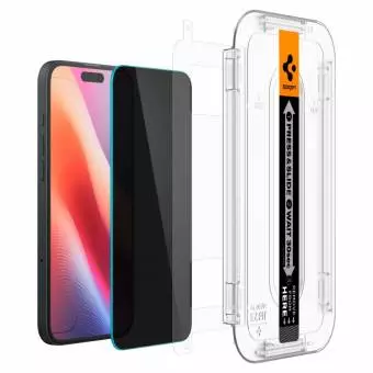 Szkło Hartowane Spigen Glas.tr ”ez Fit” 2-pack do Iphone 15 / 16 Privacy