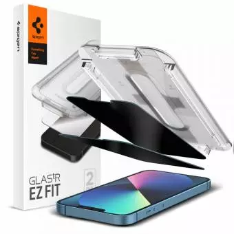 Szkło Hartowane Spigen Glas.tr ”ez Fit” 2-pack do Iphone 13 Pro Max Privacy