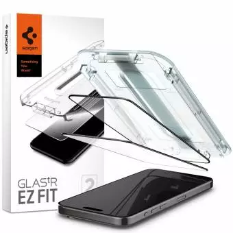 Szkło Hartowane Spigen Glas.tr ”ez Fit” Fc 2-pack do Iphone 15 Pro Max Black