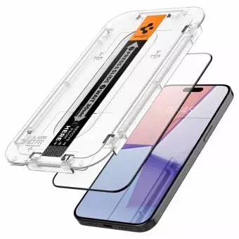 Szkło Hartowane Spigen Glas.tr ”ez Fit” Fc 2-pack do Iphone 15 Pro Max Black