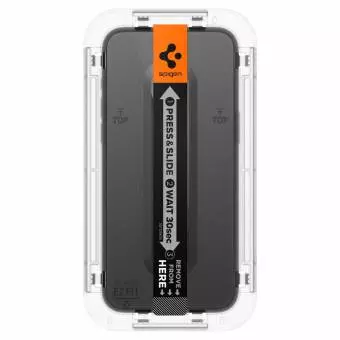 Szkło Hartowane Spigen Glas.tr ”ez Fit” Fc 2-pack do Iphone 15 Pro Max Black