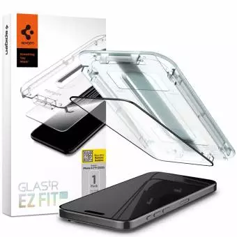 Szkło Hartowane Spigen Glas.tr ”ez Fit” Fc do Iphone 15 Pro Max Black