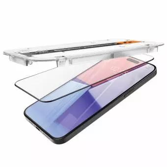 Szkło Hartowane Spigen Glas.tr ”ez Fit” Fc do Iphone 15 Pro Max Black