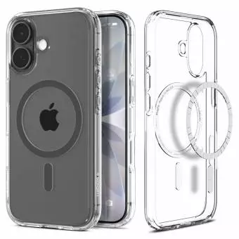 Etui Spigen Ultra Hybrid Mag Magsafe do Iphone 17 Clear/graphite