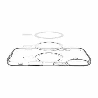 Etui Spigen Liquid Crystal Mag Magsafe do Iphone 17 Clear/white