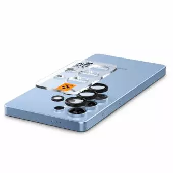 Osłona Aparatu Spigen Optik Pro Hd Glas.tr ”ez Fit” Camera Protector 2-pack do Galaxy S25 Ultra Black