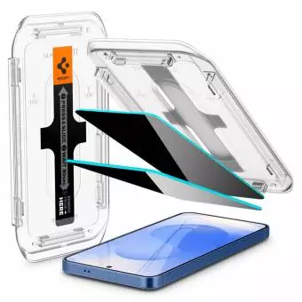 Szkło Prywatyzujące Spigen Glas.tr ”ez Fit” Hd 2-pack do Galaxy S24 / S25 Privacy
