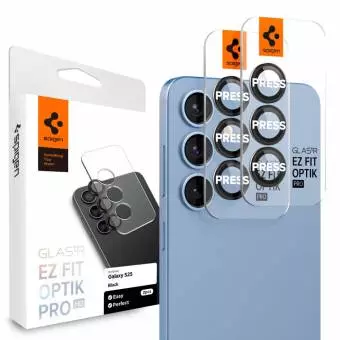 Osłona Aparatu Spigen Optik Pro Glas.tr ”ez Fit” Camera Protector 2-pack do Galaxy S25 Black