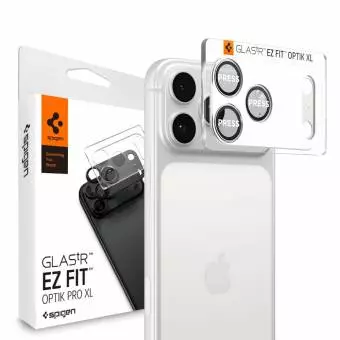 Osłona Aparatu Spigen Optik Pro Xl Glas.tr ”ez Fit” Camera Protector do Iphone 17 Pro Silver