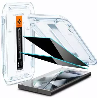 Szkło Hartowane Spigen Glas.tr ”ez Fit” 2-pack do Galaxy S24 Ultra Privacy