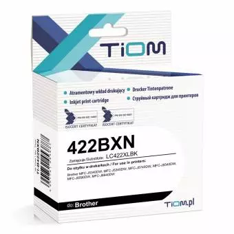 Tusz Tiom do Brother 422BXN LC422XLBK 3000 str. 64ml black