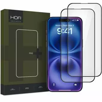 Szkło Hartowane Hofi Glass Pro 2-pack Iphone 16 Black