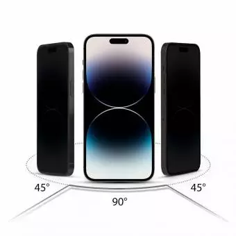 Szkło Prywatyzujące Hofi Anti Spy Glass Pro 2-pack do Iphone 16 Privacy