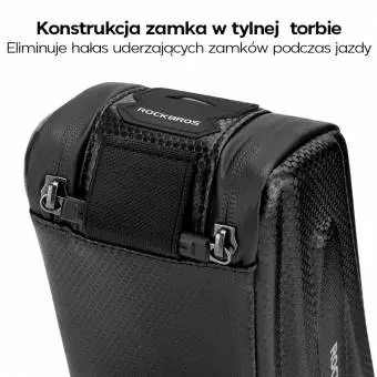 Torba pod siodłowa ROCKBROS 1.7L B69 czarna