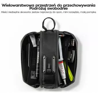 Torba pod siodłowa ROCKBROS 1.7L B69 czarna