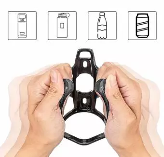 Uchwyt na bidon lekki ROCKBROS 35g czarny