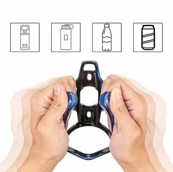 Uchwyt na bidon lekki ROCKBROS 35g niebieski