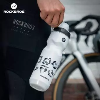 Bidon rowerowy 350012002 Rockbros biały 750ml