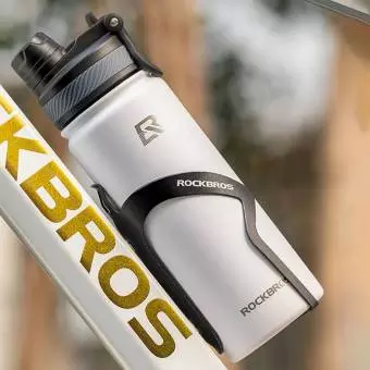 Bidon termiczny ze stali nierdzewnej Rockbros biały 650ml