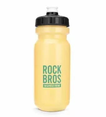 Bidon rowerowy z osłoną Rockbros zółty 600ml