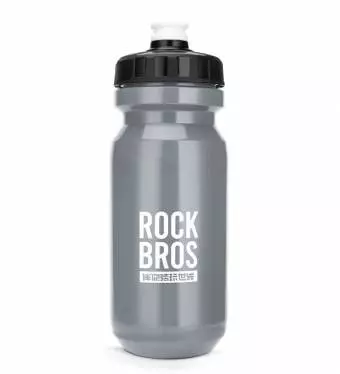 Bidon rowerowy z osłoną Rockbros szary 600ml