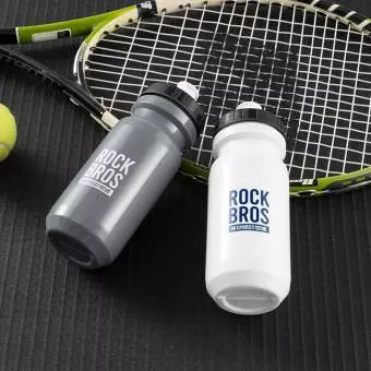 Bidon rowerowy z osłoną Rockbros szary 600ml