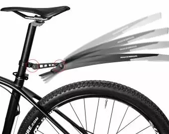 Zestaw Regulowanych błotników rowerowych z Tyłu i Przodu Rockbros