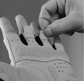 Rękawiczki rowerowe Rockbros rozmiar XL  szare