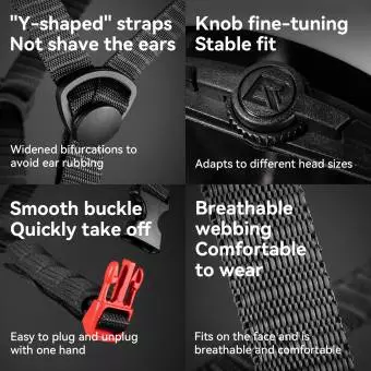 Kask Rowerowy Rockbros dla dzieci z uchwytem na światło zółty 54–58 cm