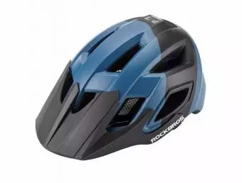 Kask rowerowy Rockbros MTB cross city czarno-niebieski