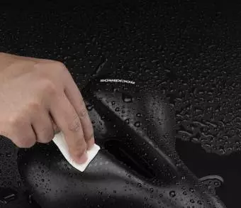 Siodełko rowerowe Rockbros 38218916002 MTB z lampką - czarne