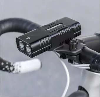 Lampka rowerowa Rockbros z właściwością powerbanka + kabel USB-C