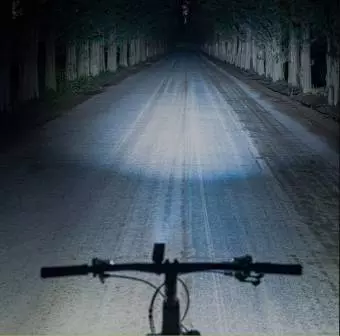 Lampka rowerowa Rockbros + kabel USB - USB-C, czarna