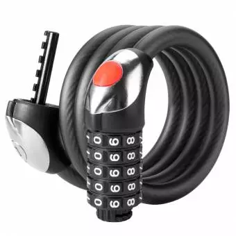 Zapięcie rowerowe Rockbros na zamek szyfrowy 1,8m