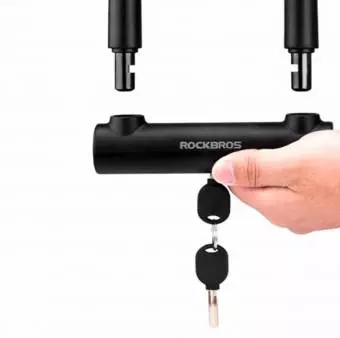 Zapięcie rowerowe Rockbros U-lock czarne