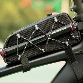 Torba rowerowa Rockbros na ramę 1 l z plecionką 039BK Czarna