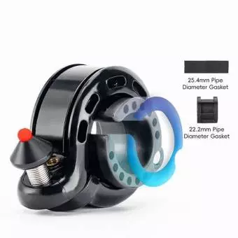 Dzwonek rowerowy Rockbros w kształcie litery Q, 34210028003 niebieski