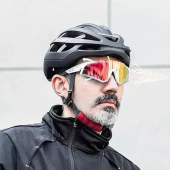 Okulary rowerowe Rockbros SP297 polaryzujące Białe