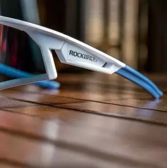 Okulary rowerowe Rockbros SP297 polaryzujące Białe