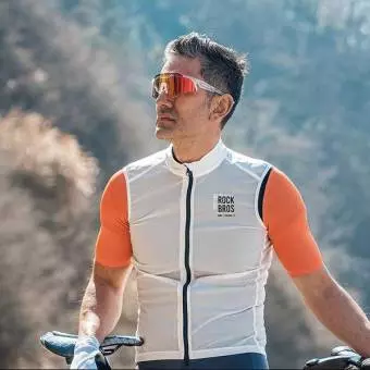 Okulary rowerowe Rockbros SP297 polaryzujące Białe