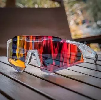Okulary rowerowe Rockbros SP291 fotochromowe UV400 Białe