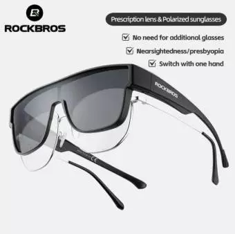 Okulary rowerowe Rockbros SP304 polaryzujące Czarne