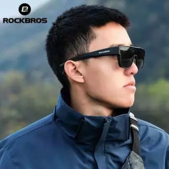 Okulary rowerowe Rockbros SP304 polaryzujące Czarne
